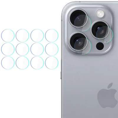 Productafbeelding van 3MK Lensbescherming, Apple, iPhone 16 Pro, Stootvast, Krasbestendig, Transparant, 4 stuks