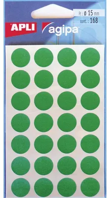 Image de agipa points de marquage, diamètre : 15 mm, rond, vert