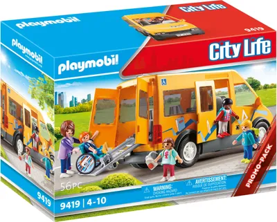 Produktbild von PLAYMOBIL City Life 9419 Schulbus