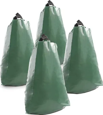 Produktbild von Wiltec 5x Baumbeutel 75L, Wassersack für 35-40 mm dicke Bäume, Bewässerungssack aus PVC für Bäume zur langfristigen Wasserabgabe bei Trockenheit