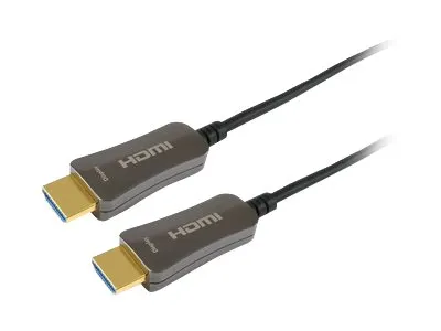 Obrázok produktu pre Equip Life - Vysokorýchlostný kábel HDMI s Ethernetom - HDMI samec na HDMI samec - 70 m - podpora 4K, aktívny optický kábel (AOC)