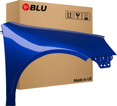 Immagine prodotto di BLU Parafango compatibile con VW Volkswagen Golf V 5 Hatchback LB5R Destra Blau DeepBlau | 2003-2009 | Anteriore | Verniciato | Pronto per il montaggio | Acciaio
