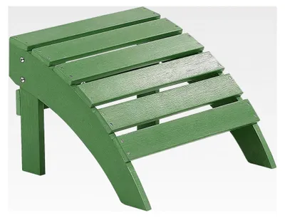Produktbild von Fußhocker aus Kunstholz in Grün für Adirondack Gartenstuhl