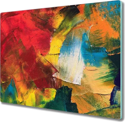 Produktbild von Coloray Schneidebrett Herdabdeckplatte 60x52 cm Kochplattenabdeckung Küchenbrett Hackbrett - Malerei