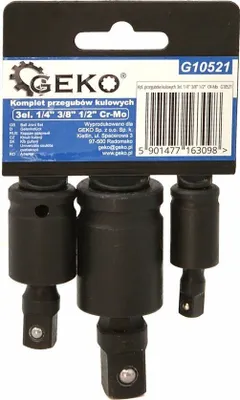Produktbild von GEKO | Stecknuss Adapter, 1/4", 3/8", 1/2", für Steckschlüsseln, Nuss Knarren, Stecknussadapter Set
