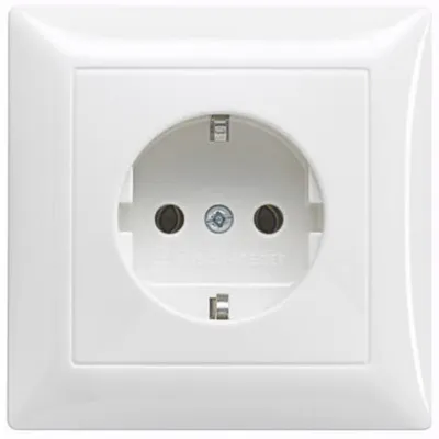 Produktbild von Busch-Jaeger 4011395191323, Typ F, 2P+E, Weiß, 250 V, 16 A