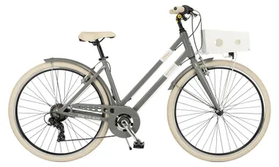Immagine prodotto di Via Veneto Bici City Bike Milano Lady 28” 6V Grigio Gallante