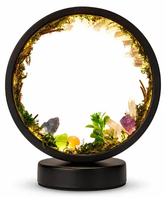 Produktbild von Kristall Nachtlicht Geschenk, USB LED Dekolampe mit 3 Lichtfarben und einstellbarer Helligkeit, elegante Tischlampe für Geburtstag, Weihnachten und Zuhause