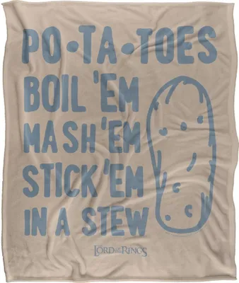 Obrázok produktu pre Pán prsteňov - deka "Po Ta Toes", citát TV18950 (One Size) (farebná)