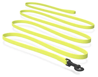 Imagen del producto de Correa de entrenamiento para perros, 5 metros de largo, color amarillo neón, impermeable y resistente