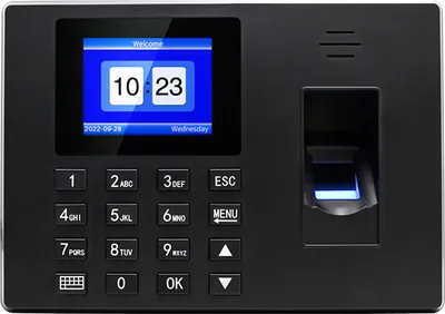 Produktbild von Bisofice F06 Fingerabdruck-Zeiterfassungsmaschine, 1000 Fingerabdrücke 1000 Passwörter, Stempeluhr-Unterstützung, USB-Festplatten-Zugriffskontrolle