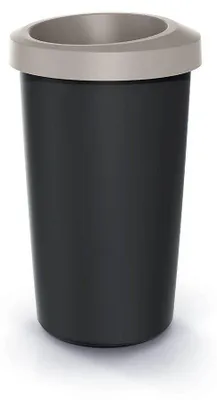 Produktbild von Prosperplast COMPACTA R DROP Abfallbehälter – Volumen: 25 l, Farbe: Hellbraun