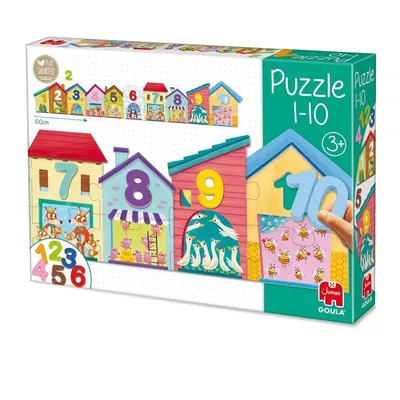 Produktbild von Goula - Puzzle 1 - 10, 30 Stück(e), Gebäude, 3 Jahr(e)