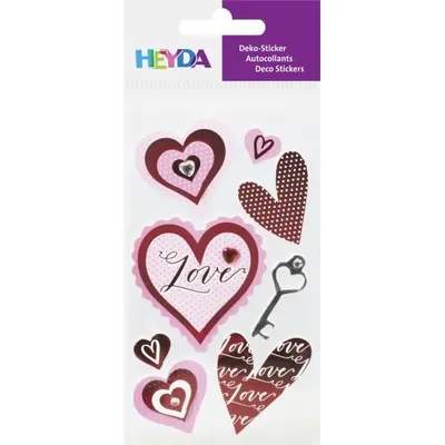 Produktbild von HEYDA 203780695 Stick-On's-Mix Love 75 x 165 cm