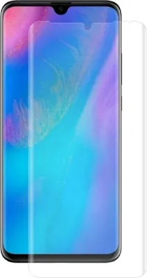 Produktbild von 1x 9H Hartglas für Huawei P30 Pro FULL CURVED UV Liquid Schutzglas Panzerfolie Displayschutz Schutzfolie Displayglas Panzerglas Tempered Glasfolie Sicherheitsglas Echtglas