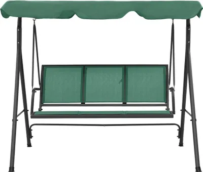 Obrázek produktu pro vidaXL Hollywood Swing Green 170 cm Textil a ocel