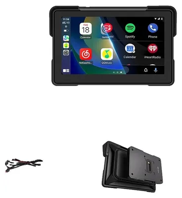 Obrázek produktu pro Rádio do motocyklu, podpora bezdrátového CarPlay, vodotěsné provedení, držák pro motocykly BMW
