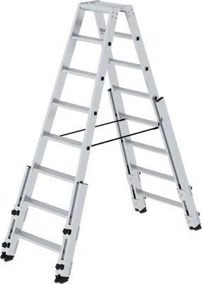 Produktbild von Stufen-Stehleiter treppengängig 2x8 Stufen
