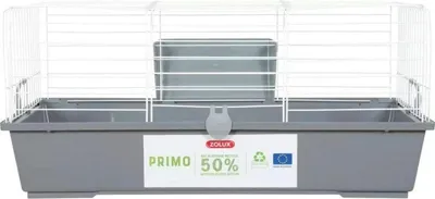 Produktbild von ZOLUX Primo 80 cm - Käfig für Nagetiere - weiß und grau