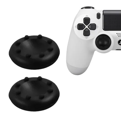 Produktbild von PhoneNatic Controller Schutz-kappen in schwarz Analogstick Aufsätze