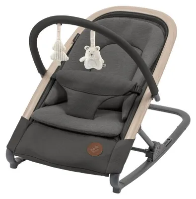 Produktbild von Maxi-Cosi Kori 2-in-1-Babywippe mit Spielzeugbogen, 0–2 J., bis zu 15 kg, Baby Bouncer, 3 mit einer Hand einstellbare Liegepositionen, Beyond Graphite