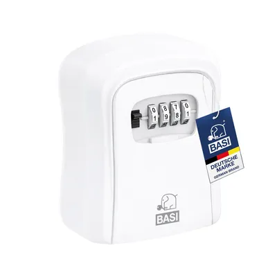 Produktbild von BASI - Schlüsselsafe - SSZ 200 - weiß - Zahlenschloss - Tresor - 2101-0000-1000