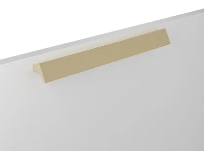 Image de Poignée pour meubles en zamac Entraxe 192mm finition Laiton Galver