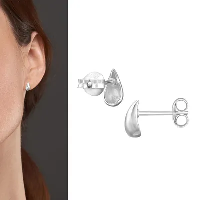 Produktbild von Ohrstecker Tropfen: Ohrringe Silber 925