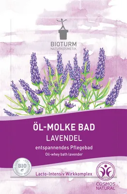Produktbild von BIOTURM Badeschaum mit Bio-Molke LAVENDEL 30 ml
