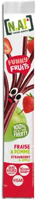Produktbild von N.A! Nature Addicts Funny Fruits Erdbeere 16g