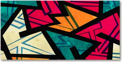 Produktbild von Tulup® Leinwandbild -100x50 cm - Wandkunst - Drucke auf Leinwand - Leinwanddruck  - Sonstige - Mehrfarbig - Geometrische Figuren