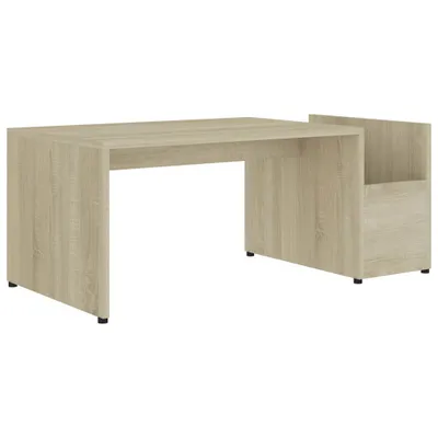 Immagine prodotto di Tavolino in rovere Sonoma 90x45x35 cm Materiale a base di legno