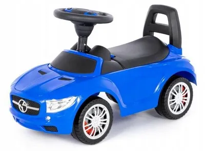 Produktbild von Polesie SuperCar Rutscheauto mit Geräuschfunktion blau
