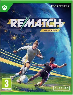 The cover art for the video game 'Rematch - Elite Edition' for Xbox Series X.