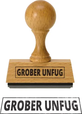 Produktbild von Grober Unfug Holzstempel