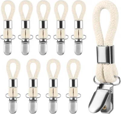 Produktbild von 10 Handtuchhaken mit Schlaufen, für Schränke und Badezimmer, zum einfachen Aufhängen von Handtüchern
