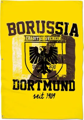 Produktbild von BVB - Hissfahne mit Stadtwappen (100 x 150 cm) - Borussia Dortmund