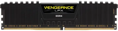 Image de DDR4 16GB PC 2400 CL16 CORSAIR Vengeance LPX noir au détail