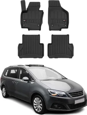 Obrázok produktu pre 2010-2020 Seat Alhambra podlahové rohože TPE čierne 4 ks