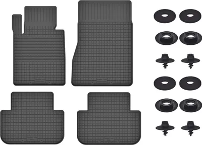 Produktbild von Gummimatten Mit Stoppern Für: Mercedes S W222 (2013-2020) Schwarz Set