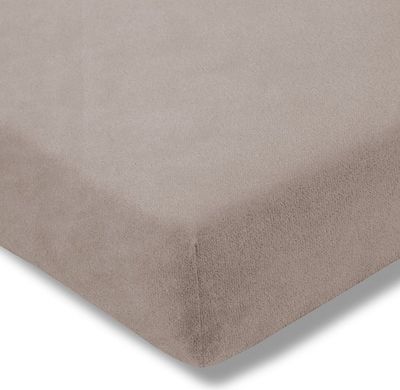 Estella Jersey Spannlaken 120x200cm, Farbe kiesel