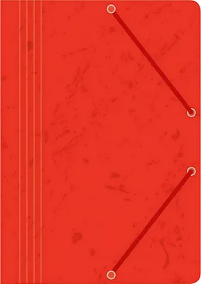 Immagine prodotto di Cartella Interdruk con elastico A4 in cartoncino rosso
