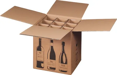 Produktbild von Flaschenversandkarton 9er - Kaufland - 70 Stk.