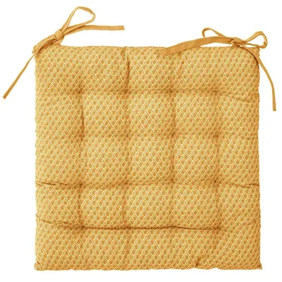 Produktbild von Sitzauflage "Otto" - Baumwolle - ockergelb - 38×38 cm - Atmosphera créateur d'intérieur