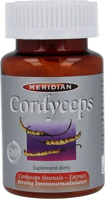 Produktbild von Cordyceps 60 Kapseln. MERIDIAN