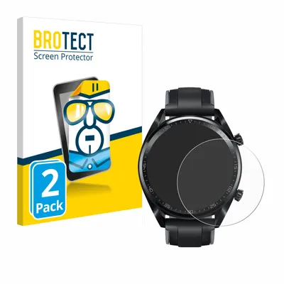 Produktbild von 2x Für Huawei Watch GT / GT Active Schutzfolie BROTECT Displayschutz Display Schutz Folie Klar Transparent