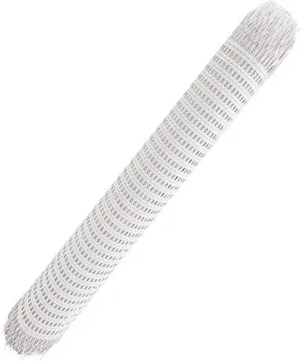 Image de Ceinture en rotin imperméable - Filet alvéolé en plastique imperméable - Chaise en osier viennois pour projets de bricolage 1 m x 60 cm - Blanc