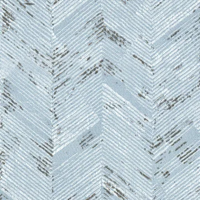 Zdjęcie produktu dla Tapeta samoprzylepna w jodełkę, wzór dekoracyjny, niebiesko-biała, 40 cm x 10 m