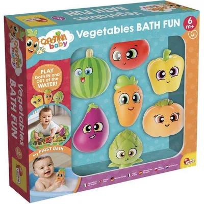 Zdjęcie produktu dla Carotina baby warzywna zabawa w kąpieli - Lisciani