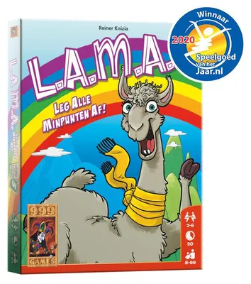 Produktbild von 999 Games L.A.M.A., Kartenspiel, Party, 8 Jahr(e), Familienspiel